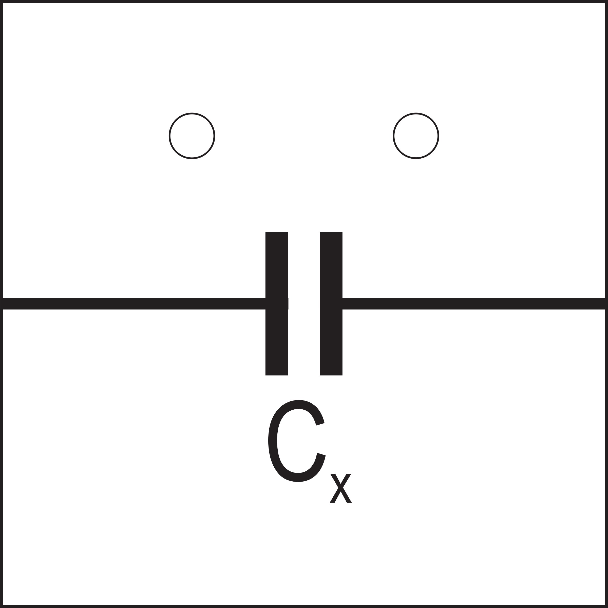 Clipart - Plug-In Capacitor Cx