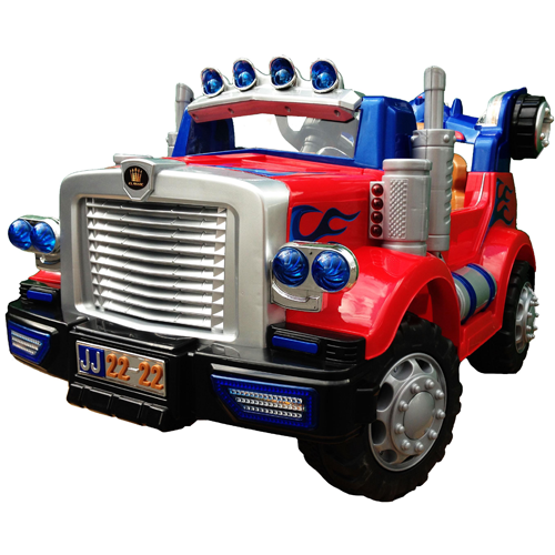 Optimus Prime Transformers Style Kids 12v Fire Truck - Â£199.95 ...