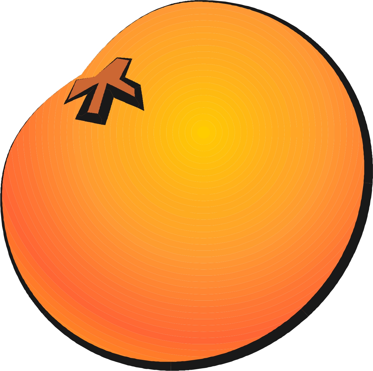 Cartoon Orange - ClipArt Best