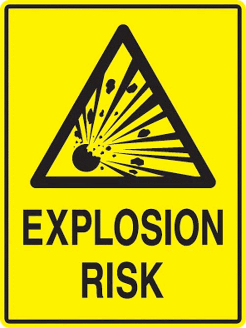 Danger Signs Explosion Clipart Best 