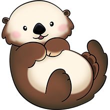 Cute Images Of An Otter Clipart