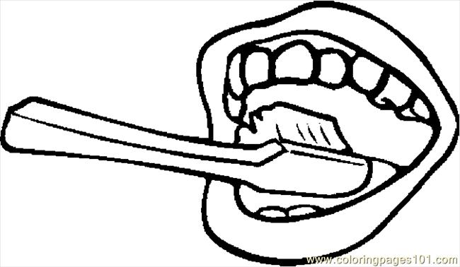 Tooth Brush Colouring Pages Page 3 Printable Coloring Pages 2 ...