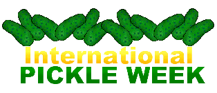 Pickle clip art and titles for International Pickle Week