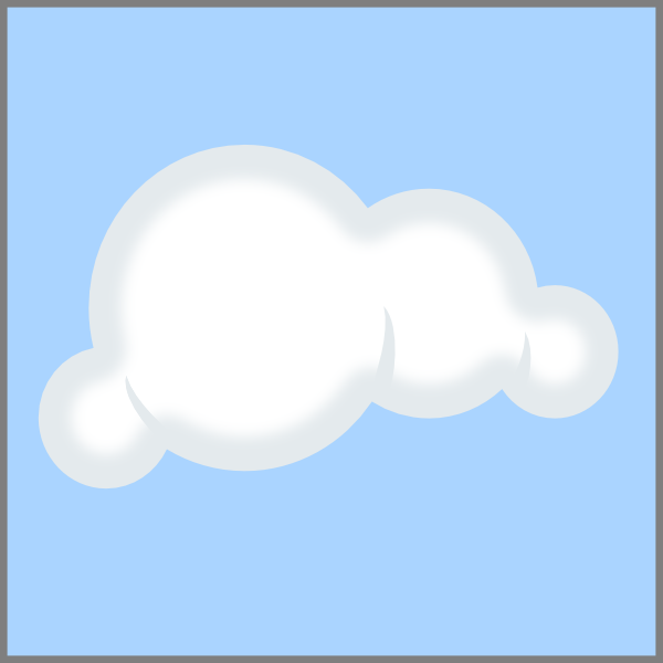 Cloud Blue Background Clip Art - vector clip art ...