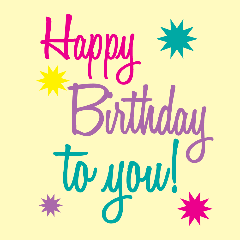 Happy birthday clip art nice and kute | Download Free Word, Excel, PDF