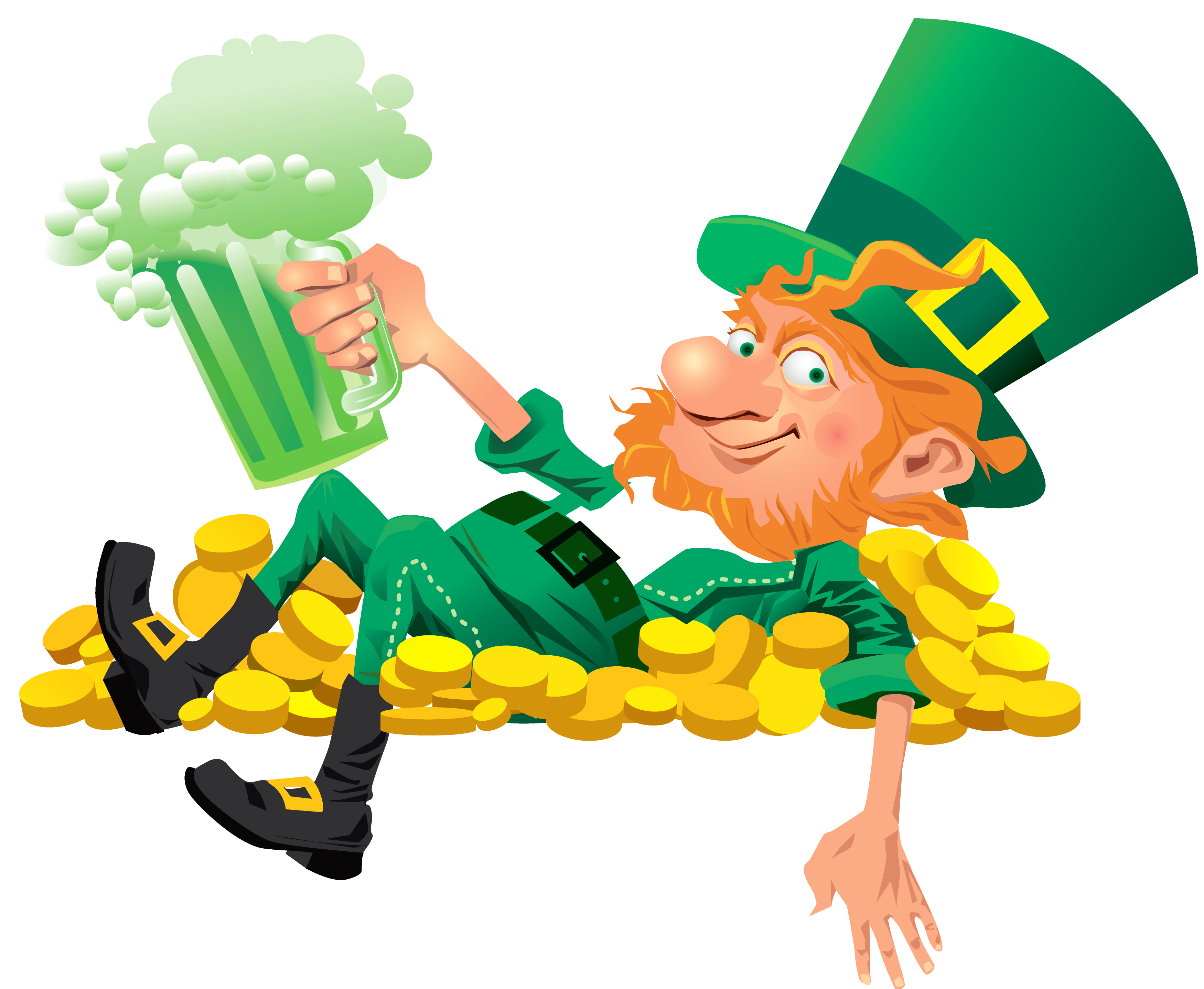 Leprechaun house clipart