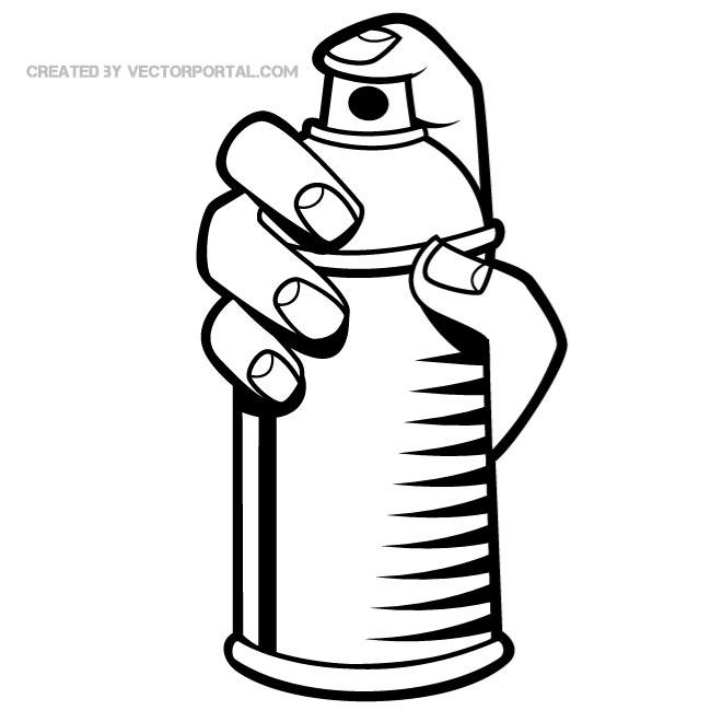 Spray Paint Clipart - Tumundografico