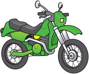 Motorcycle Motor Clipart