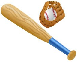 Pics For > Baseball And Bat Clip Art