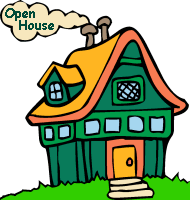 Open House! Friday, May 13 - Free Clipart Images