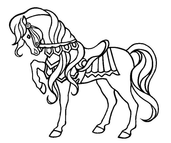 Horse Coloring Page - ClipArt Best