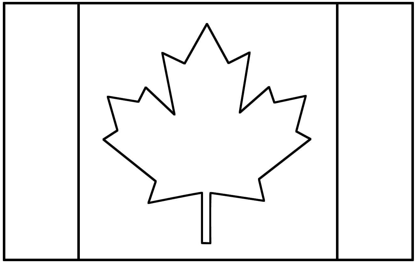 Printable Canadian Flag To Color ClipArt Best