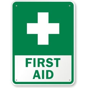 First Aid (with First Aid Symbol), High Intensity ...