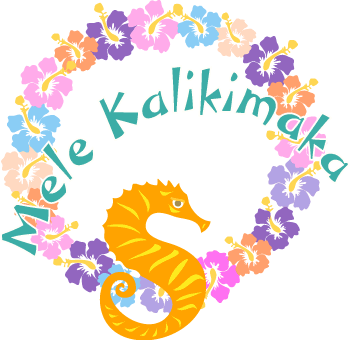 Hawaii Christmas Clip Art-Mele Kalikimaka Lei Wreath Graphic