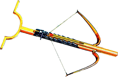 Gastraphetes -Early Greek Crossbow – LandOfMachines.com