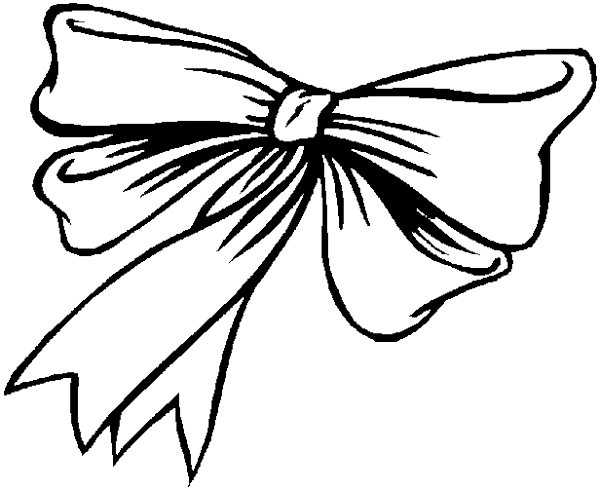 Christmas Ribbon Coloring Pages - Colorings.net