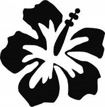 Hawaii Stencil - ClipArt Best