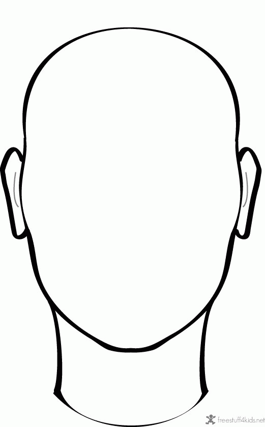 Blank Head Coloring Page ClipArt Best