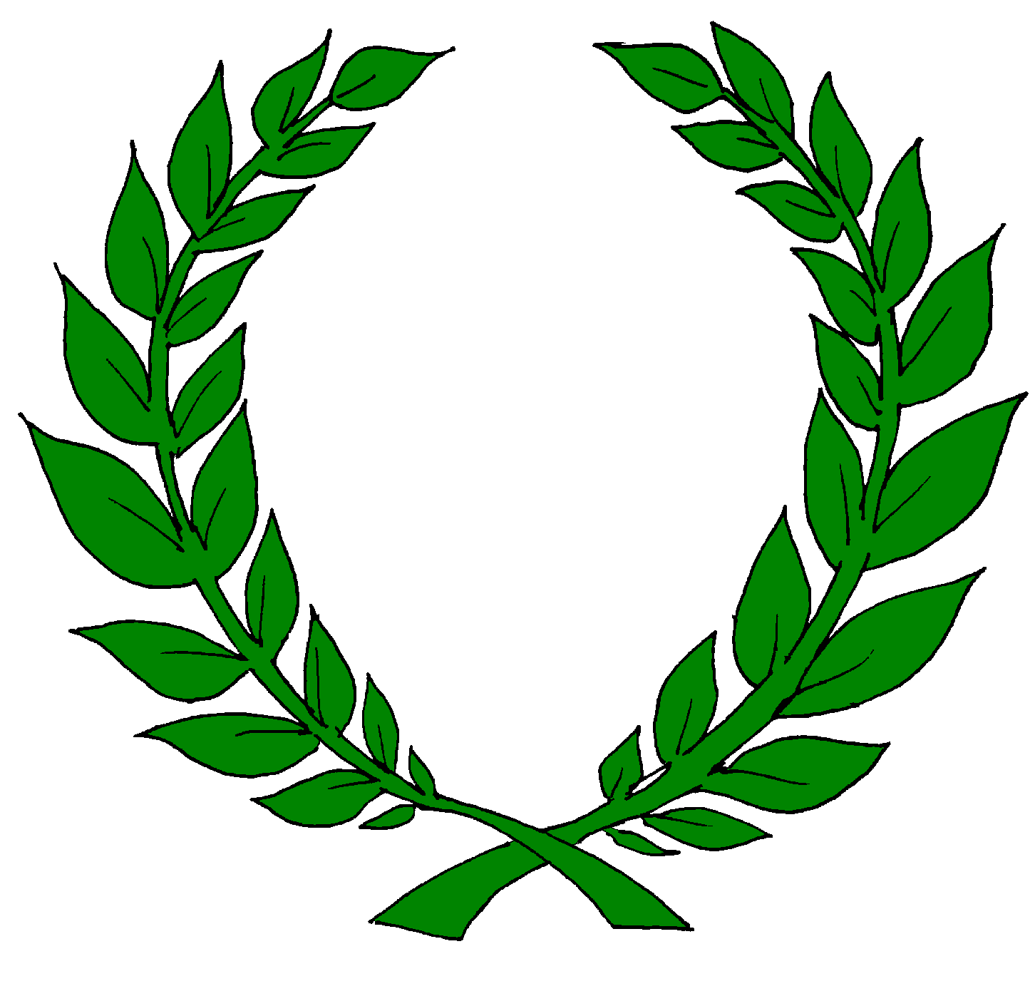 Roman wreath clipart