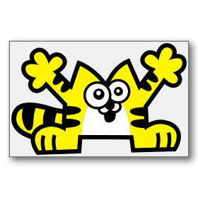 Yellow Tiger Cat - ClipArt Best