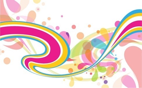 Abstract Colorful Vector Background Artwork Free vector in ...