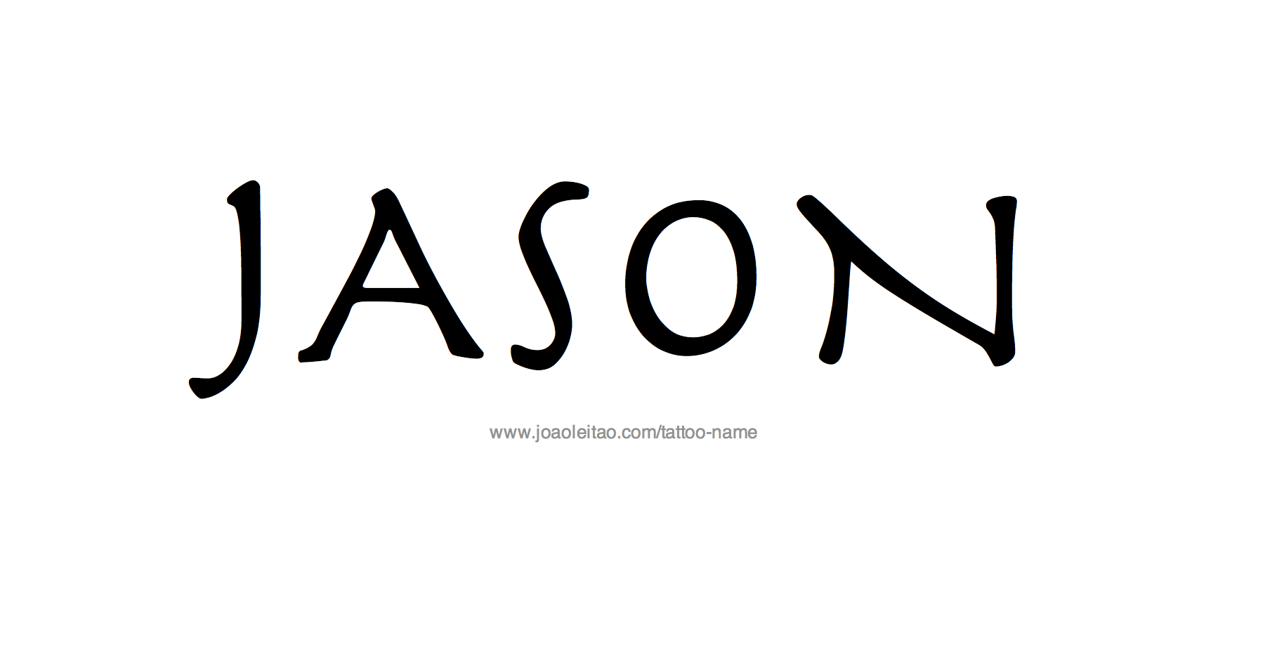 Jason Name Tattoo Designs