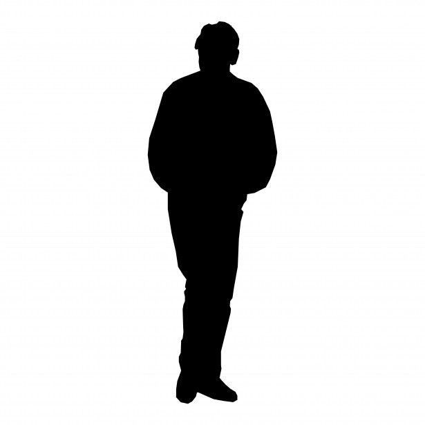 Silhouette Of Man