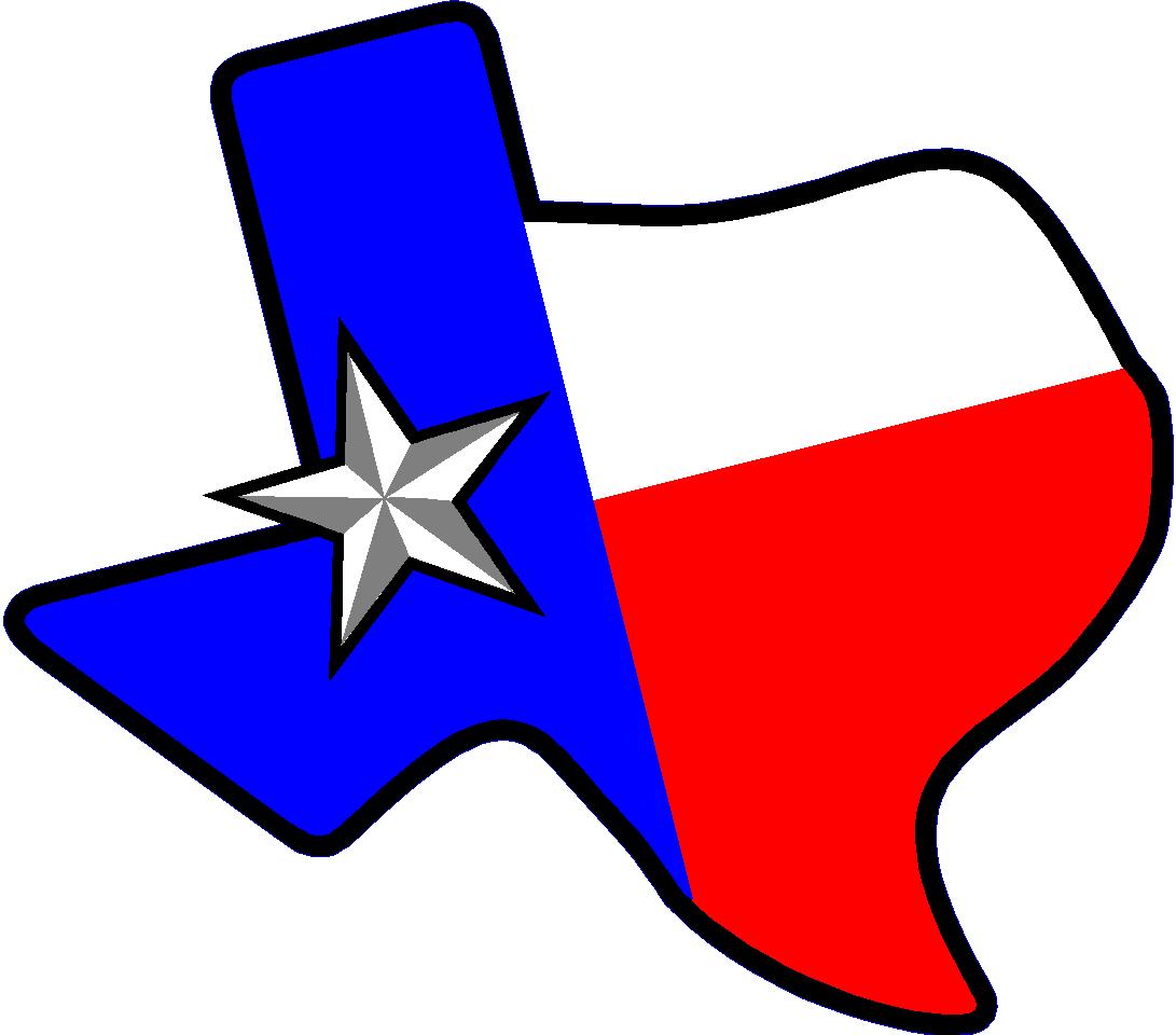 Clipart of the texas flag