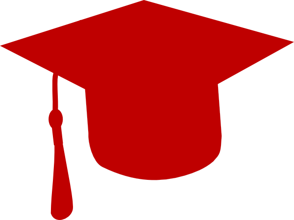 Red Graduation Cap And Diploma - ClipArt Best