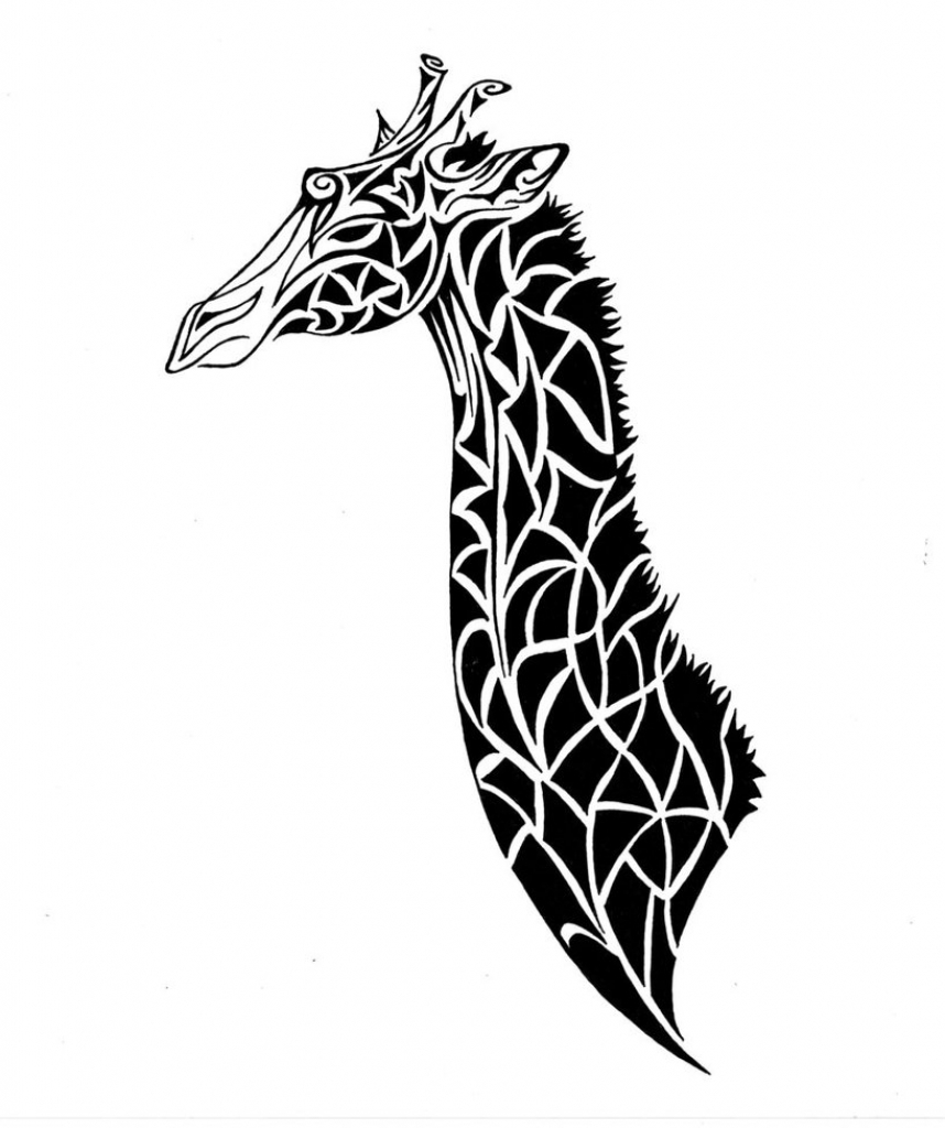 Tribal Giraffe Tattoo 1000 Images About Tribal On Pinterest Maori ...