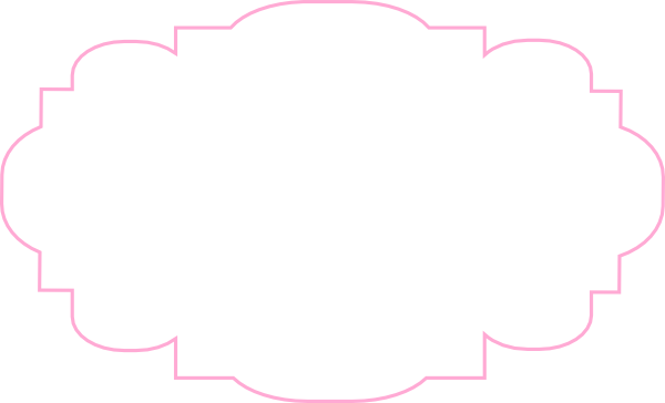 Pink Label Clipart