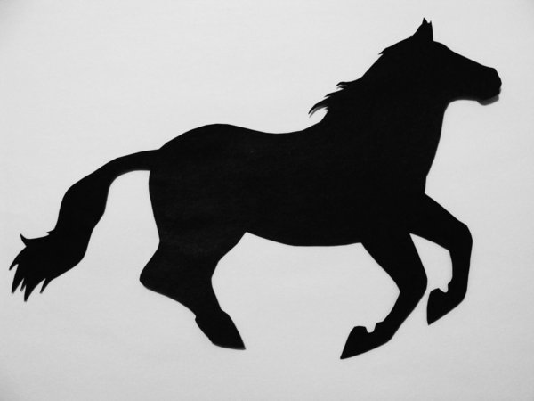 Best Photos of Stencil Cut Out Horse - Horse Outlines to Trace ...