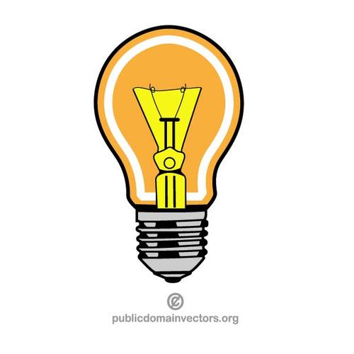 738 light bulb clip art image free | Public domain vectors