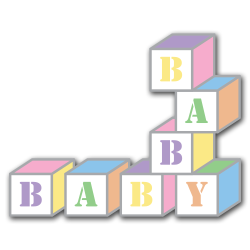 Baby Blocks Clipart