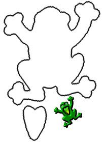 Tree Frog Outline - Free Clipart Images | Projects ...