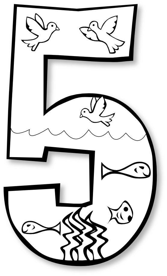 5 Loaves 2 Fish Coloring Page - AZ Coloring Pages