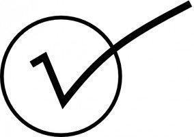 Check mark clipart symbol