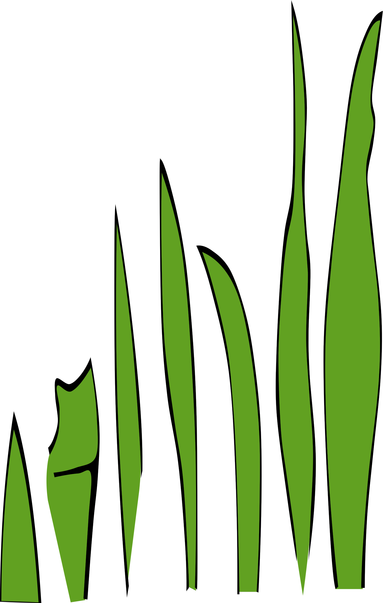 Clipart - Grass Blades and Clumps 6