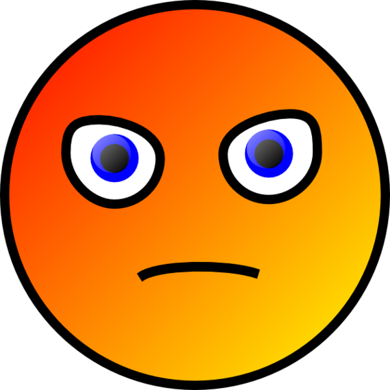 Upset Smiley Face Clipart - Free to use Clip Art Resource