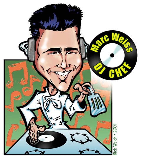 Caricature Contest! DJ CHEF Marc Weiss Online! Food,Music ...