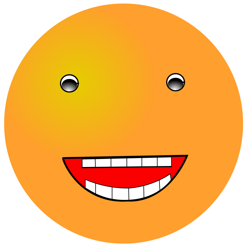 Clipart - Smiley: Laugh