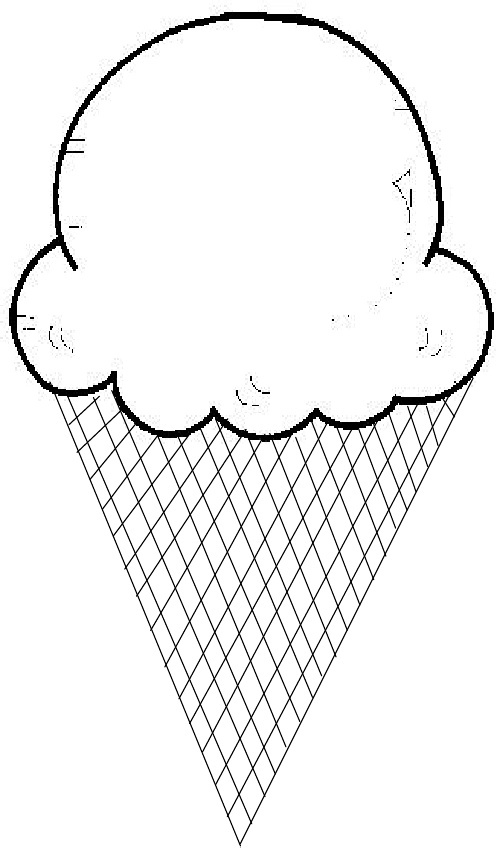 Ice Cream Cone Template ClipArt Best