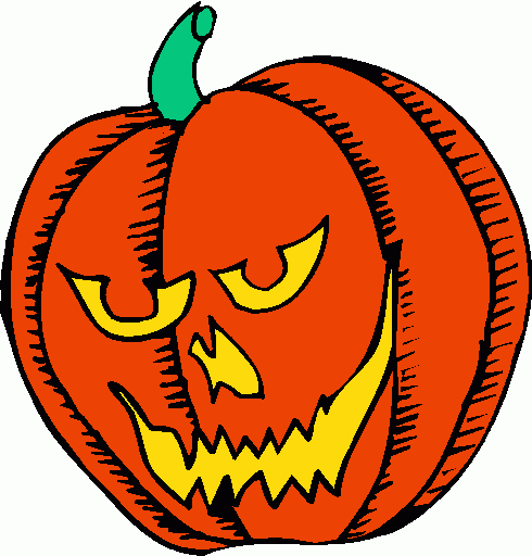 Scary Pumpkin Clip Art