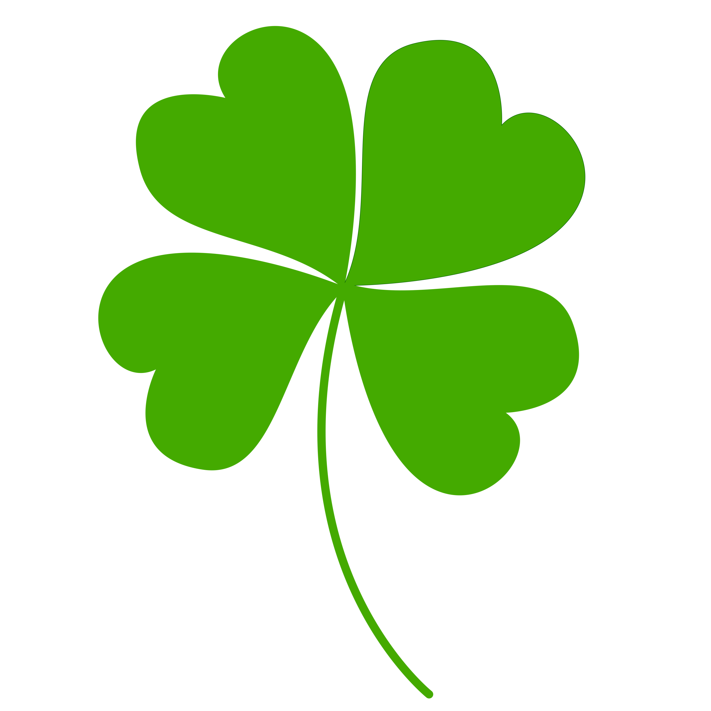 4 leaf clover clipart