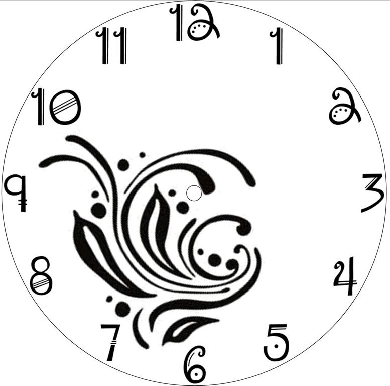 Craft Downloadable Clock Face - ClipArt Best