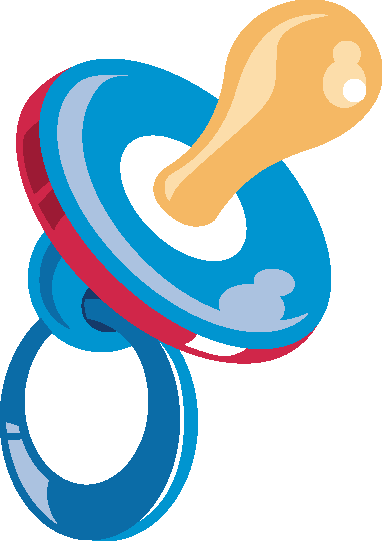 Clipart of a pacifier