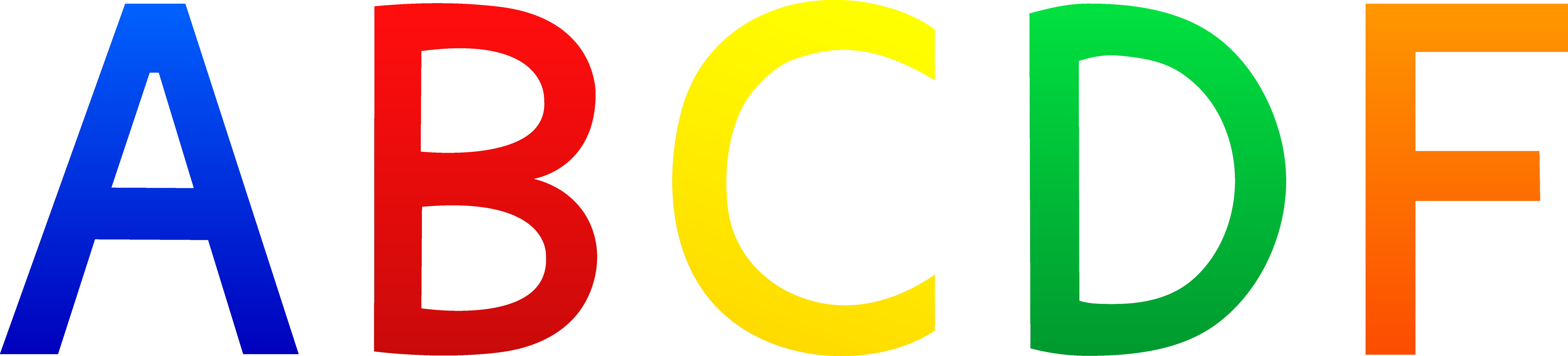 Alphabet Letters Clipart Abc Clipart Png Download Full Size Images