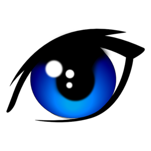 Vector of eye clipart