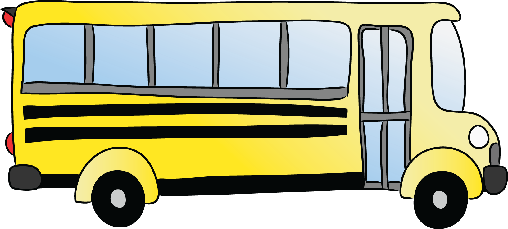 school bus uniform animated people