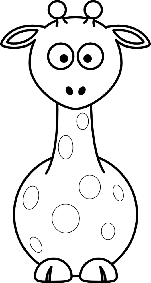 Giraffe Graphic Black And White Clipart - Free to use Clip Art ...